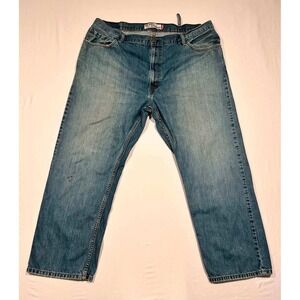 Levis 559 Relaxed Straight Mens Blue Denim Jeans 44x30 Medium Wash 100% Cotton